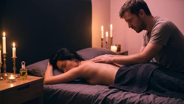 Erotische Massage